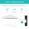 Best Choice Products 10x10ft Easy Setup Pop Up Canopy w/ 1-Button Setup, Wheeled Case, 4 Weight Bags